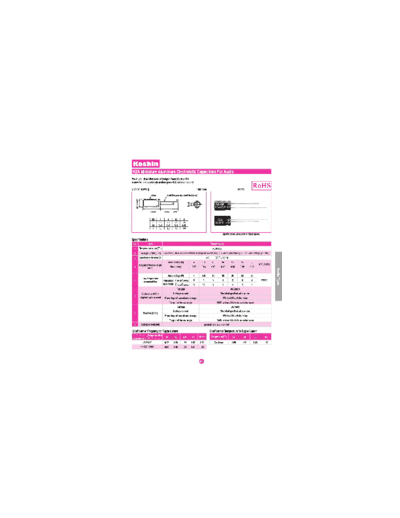 Koshin [radial thru-hole] K2A Series