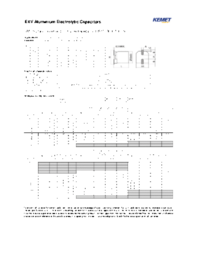 Kemet [smd] EXV Series