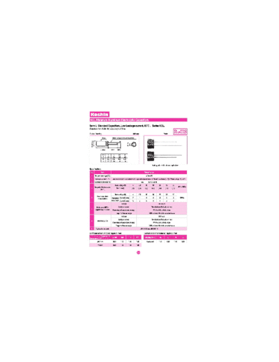 Koshin [radial thru-hole] KCL Series