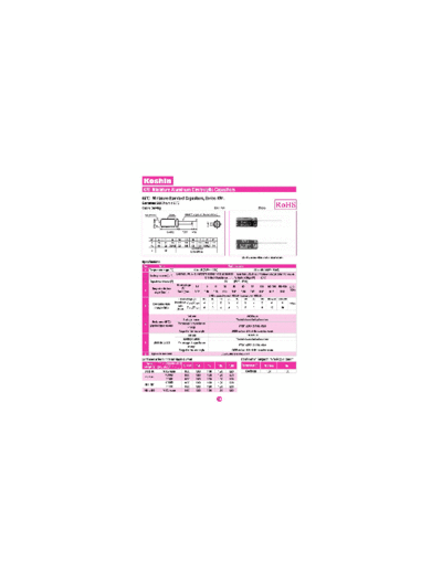 Koshin [radial thru-hole] KR1 Series