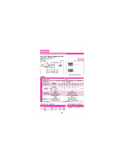 Koshin [radial thru-hole] KRJ Series