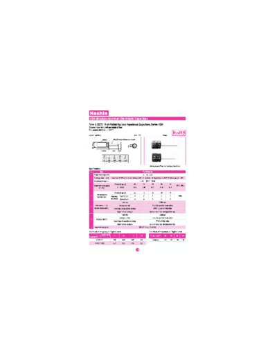 Koshin [radial thru-hole] KSH Series