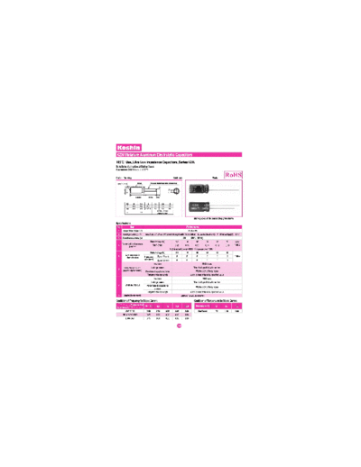 Koshin [radial thru-hole] KZH Series