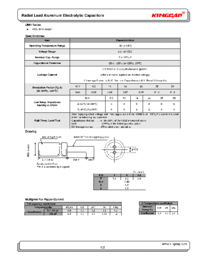 Kingcap [radial] UMH Series