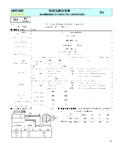 Hermei [radial thru-hole] SU Series