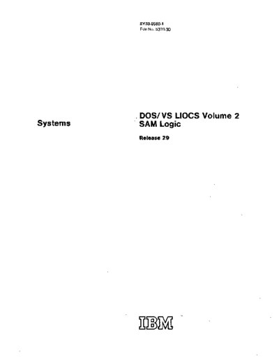 SY33-8560-1_DOS_VS_LIOCS_Volume_2_SAM_Logic_Rel_29