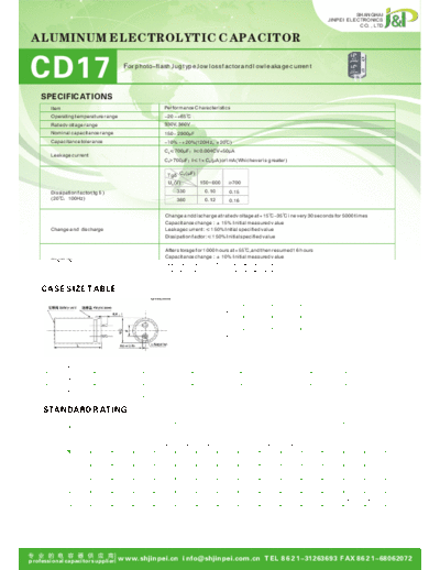 JinPei [lug-terminals] CD17 Series