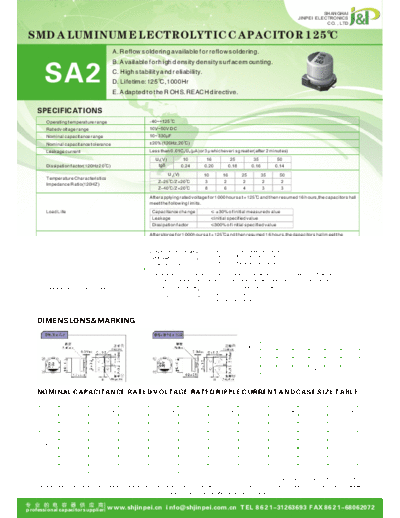JinPei [smd] SA2 Series