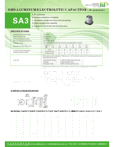 JinPei [smd] SA3 Series