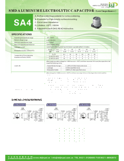 JinPei [smd] SA4 Series