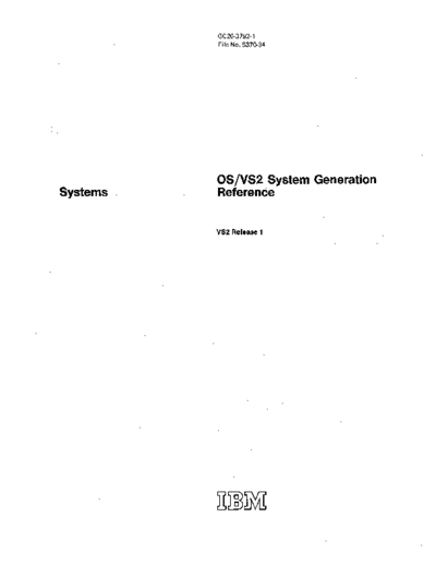 GC26-3792-1_OS_VS2_System_Generation_Reference_Rel_1.6_Mar73