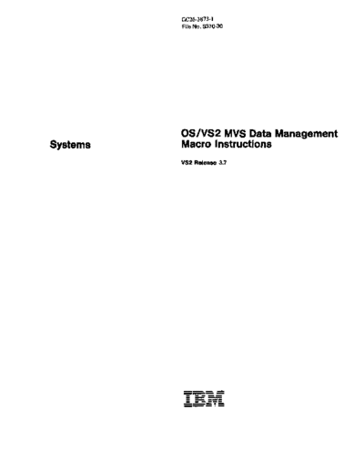 GC26-3873-1_OS_VS2_MVS_Data_Management_Macros_Rel_3.7_Nov83