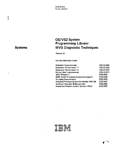 GC28-0725-2_OS_VS2_System_Programming_Library_MVS_Diagnostic_Techniques_Rel_3.7_Sep78