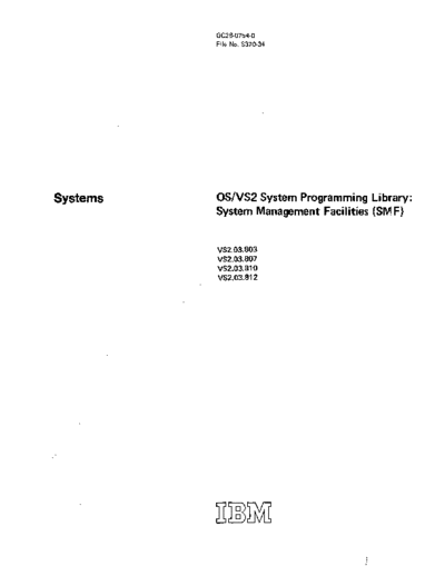 GC28-0754-0_OS_VS2_System_Programming_System_Management_Facility_Rel_3.7_Jul76