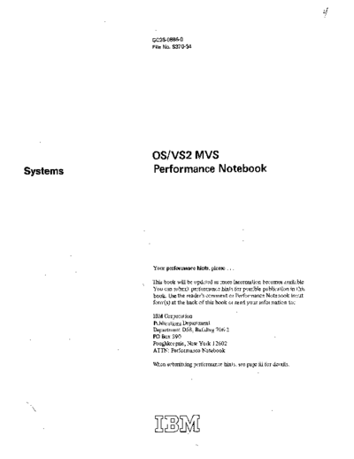 GC28-0886-0_OS_VS2_MVS_Performance_Notebook_Jul77