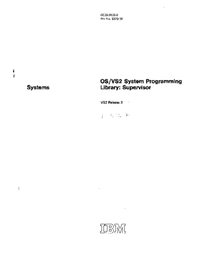 GC28-0628-0_OS_VS2_System_Programming_Library_Supervisor_Rel_3_Feb75