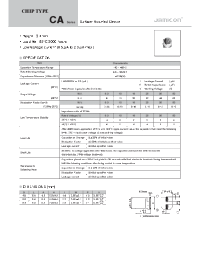 Jamicon [SMD] CA Series
