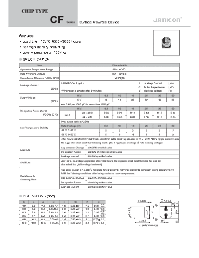 Jamicon [SMD] CF Series