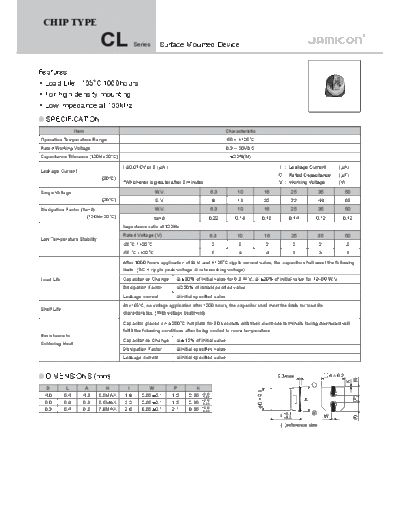 Jamicon [SMD] CL Series
