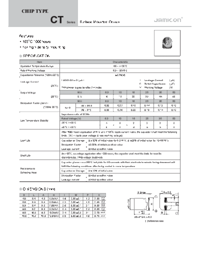 Jamicon [SMD] CT Series