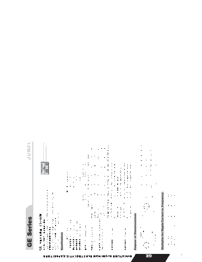 Junzl [radial thru-hole] GE Series