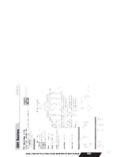 Junzl [radial thru-hole] GH Series