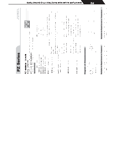 Junzl [radial thru-hole] PZ Series