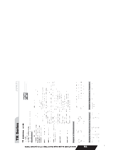 Junzl [radial thru-hole] TR Series