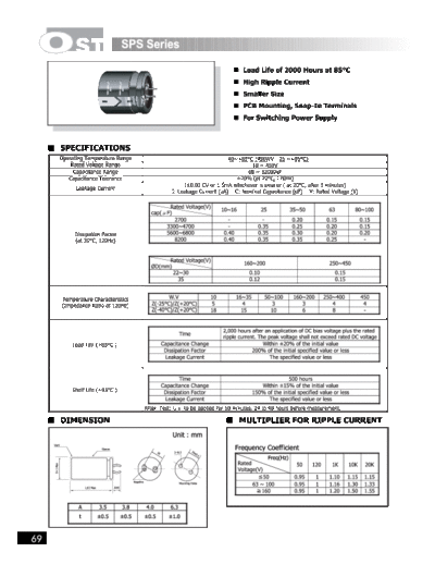 OST [snap-in] SPS series