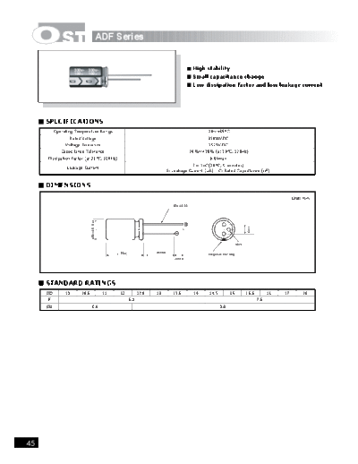 OST [radial] ADF series