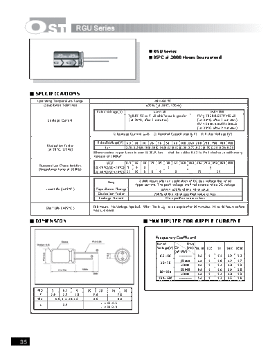 OST [radial] RGU series