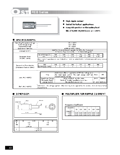 OST [radial] REB series