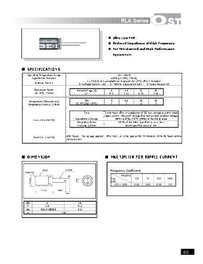 OST [radial] RLA series