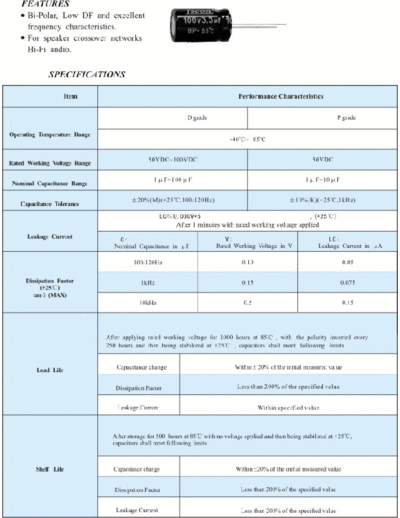 Lscon [non-polar radial] BP Series