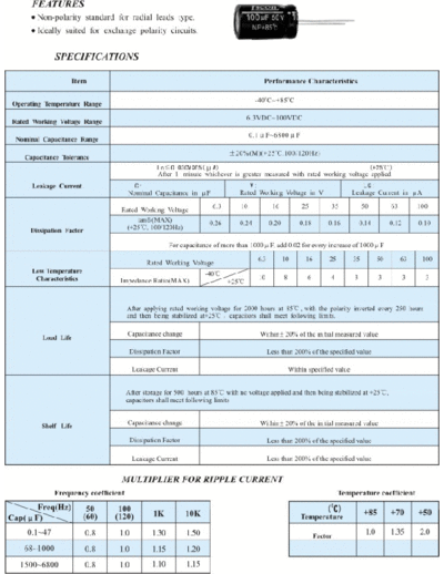 Lscon [non-polar radial] NP Series