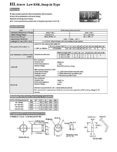 Micon [snap-in screw] HL series