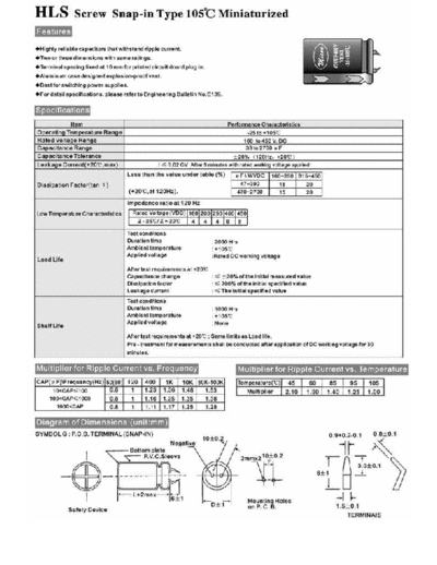 Micon [snap-in screw] HLS series