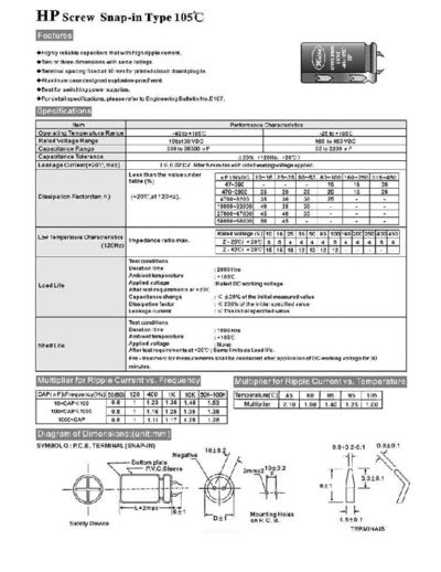 Micon [snap-in screw] HP series