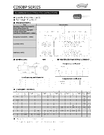 Nantung [bi-polar radial] CD50BP Series