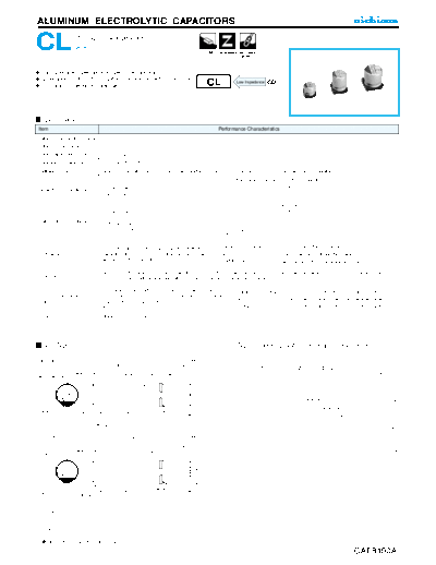 Nichicon [SMD] CL Series