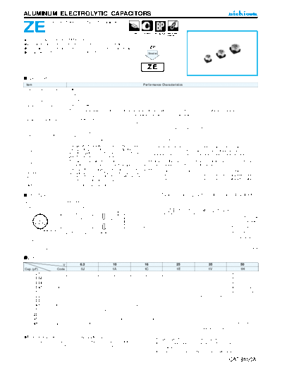 Nichicon [bi-polar SMD] ZE Series