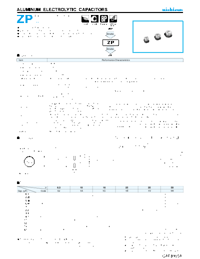 Nichicon [bi-polar SMD] ZP Series