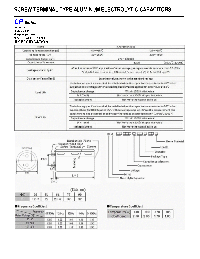 Nicon LP [radial thru-hole] Series