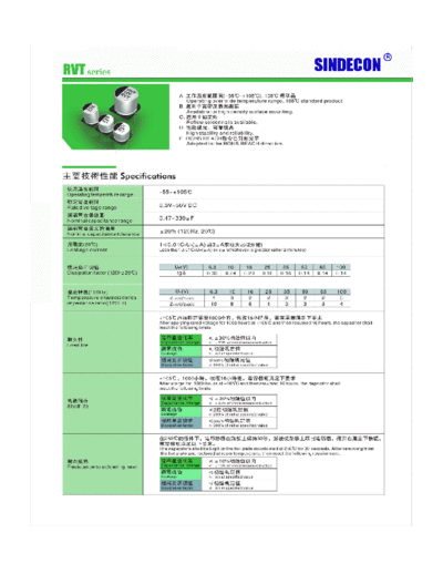 Sindecon [smd] RVT Series