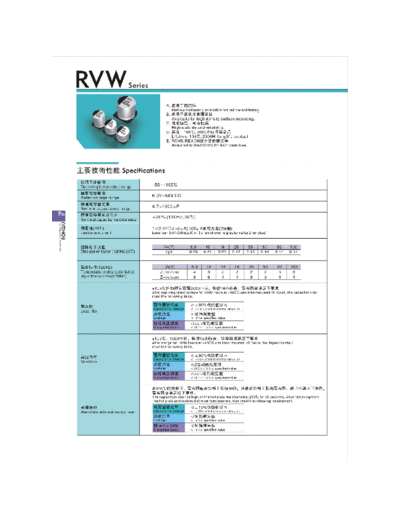 Sindecon [smd] RVW Series