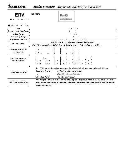 Samcon [bi-polar smd] ERV Series