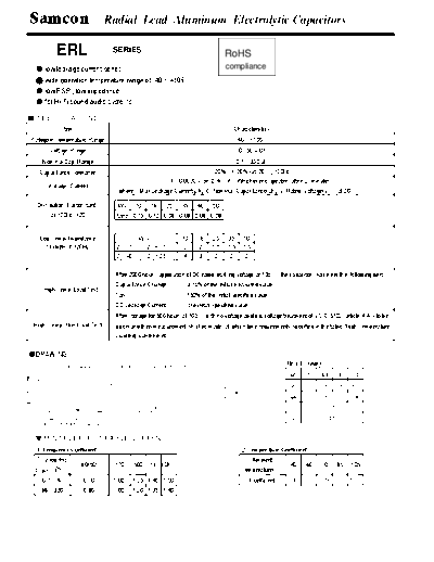 Samcon [radial thru-hole] ERL Series
