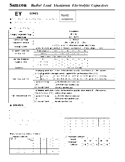 Samcon [radial thru-hole] EY Series