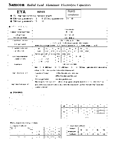 Samcon [radial thru-hole] EYA Series