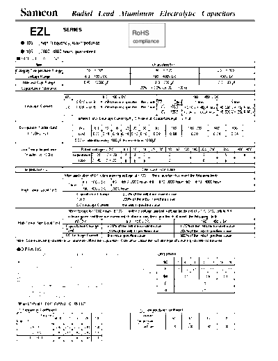 Samcon [radial thru-hole] EZL Series